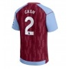 Aston Villa Matty Cash #2 Hemmatröja 2023-24 Korta ärmar